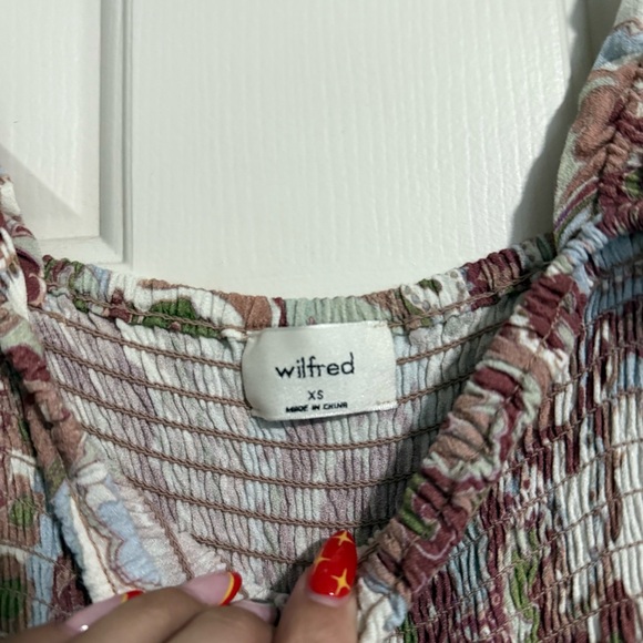 Aritzia Wilfred Wide Leg Chianti Jumpsuit - Picture 4 of 6